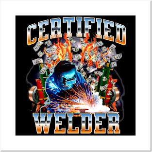 Certified Welder Vintage Bootleg Posters and Art